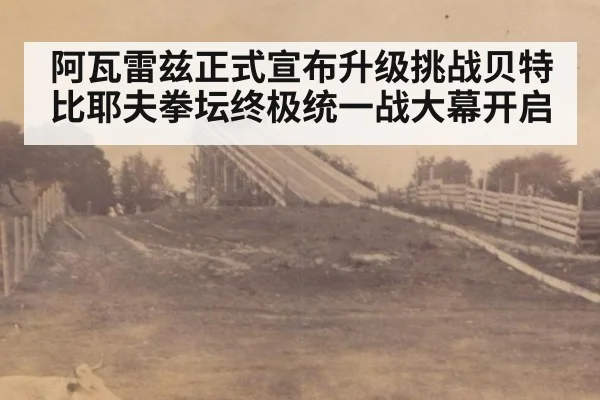 阿瓦雷兹正式宣布升级挑战贝特比耶夫拳坛终极统一战大幕开启